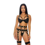 Caged Babe - Lingerie Set - L