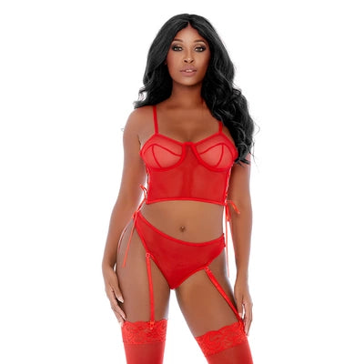 Ring Me Up - Bustier Set - L