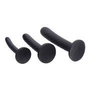 Strap-on Silicone 3 piece set - Black