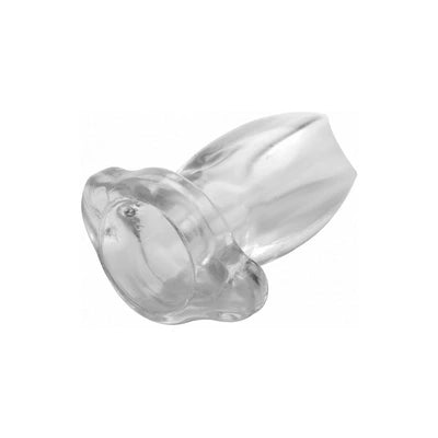 Gape Glory - Transparent Hollow Anal Plug - Large