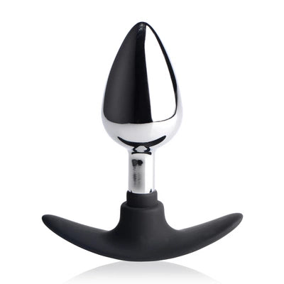 Dark Invader - Metal and Silicone Anal Plug - Medium