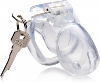 Clear Captor - Chastity Cage with Keys - Medium