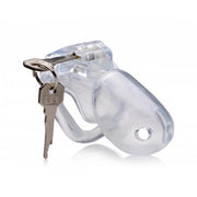 Clear Captor - Chastity Cage with Keys - Small