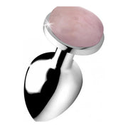 Rose Quartz Gem - Butt Plug - Large