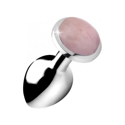 Rose Quartz Gem - Butt Plug - Medium