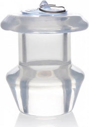 Ass Bung - Clear Hollow Anal Dilator with Plug - Large