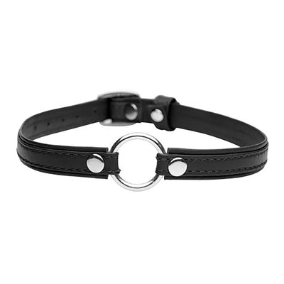 Slim Leather Collar with O-ring