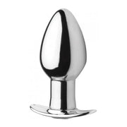 Chrome Blast - Rechargeable Butt Plug - Large