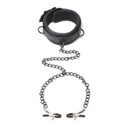 Collared Temptress - Collar Nipple Clamps