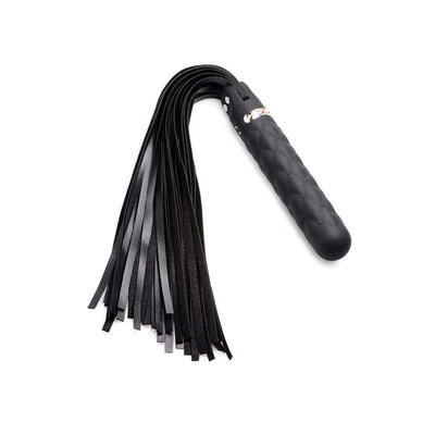 Vibra-Lasher - Vibrating Silicone Dildo Flogger