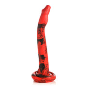 King Cobra - Silicone Dildo - 18 / 45 cm - Red/Black