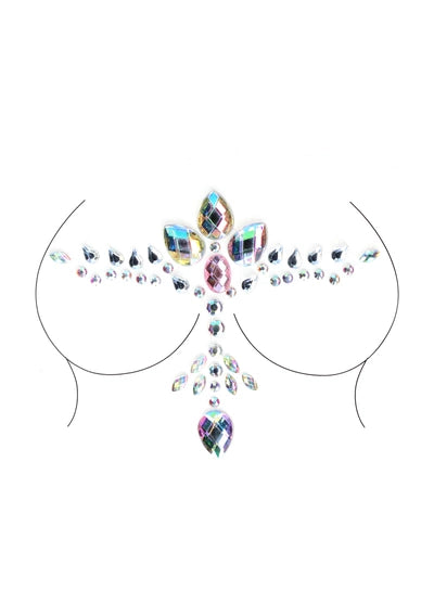 Dazzling Cleavage Bling Sticker