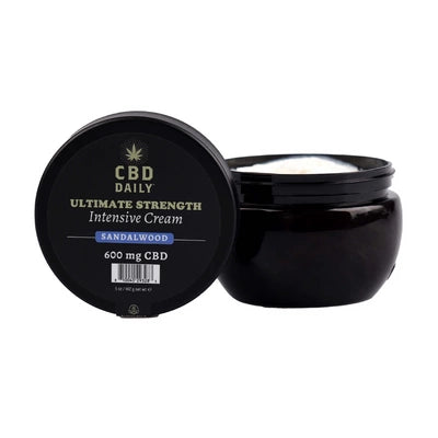 CBD Daily Ultimate Strength Intensive Cream - Sandalwood - 5 oz / 142 g