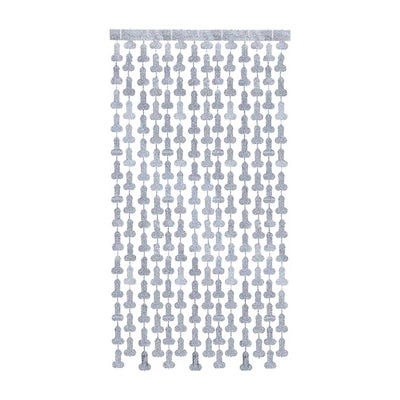 Glitteratti - Disco Penis Foil Curtains - 2/6ft