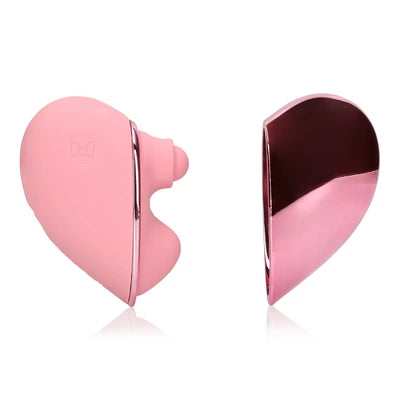 Tapping Heart Vibrator - Pink Arabesque