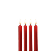 Teasing Wax Candles - 4 Pieces - Red