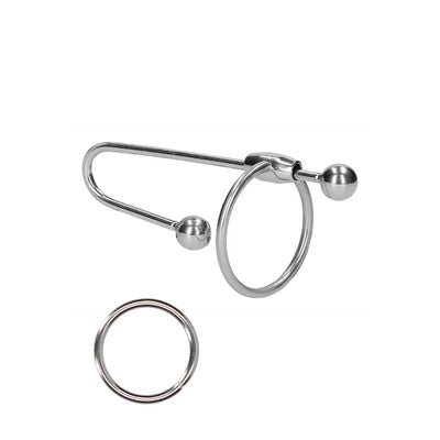 Stainless Steel Penis Plug with Ball - 0.4 / 10 mm