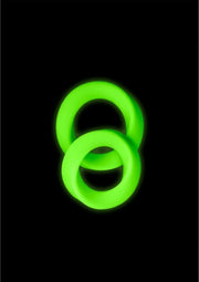 Cockring Set - Glow in the Dark - 2 Pieces