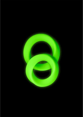 Cockring Set - Glow in the Dark - 2 Pieces