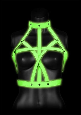 Bra Harness - Glow in the Dark - L/XL