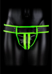 Striped Jockstrap - Glow in the Dark - L/XL