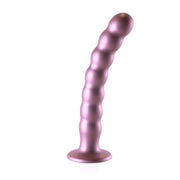 Beaded Silicone G-Spot Dildo - 8'' / 20,5 cm