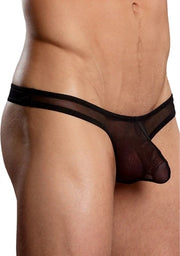 Mini Pouch Thong - S/M - Black