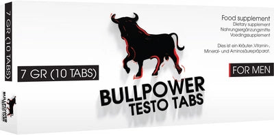 Bull Power Testo Tabs - Stimulating Tablets