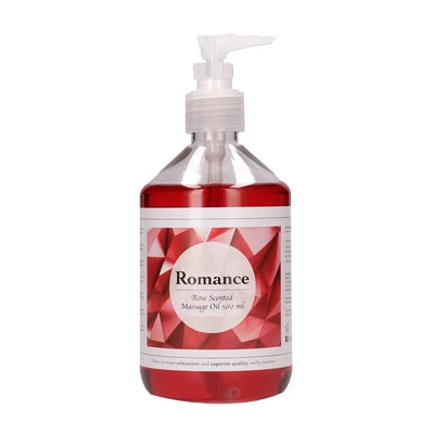 Romance - Massage Oil - Rose Scented - 17 fl oz / 500 ml