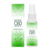 Natural CBD - Massage Oil - 2 fl oz / 50 ml