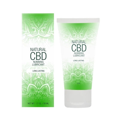 Natural CBD - Numbing Lubricant - 2 fl oz / 50 ml