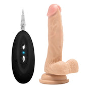 Vibrating Realistic Cock with Scrotum - 7 / 18 cm