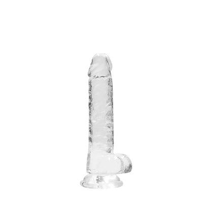 Realistic Dildo with Balls - 7 / 18 cm