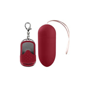 Vibrating Egg with 10 Speeds and Remote Control - L - Red