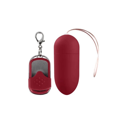 Vibrating Egg with 10 Speeds and Remote Control - L - Red