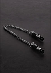 Barrel Tit Clamps with Chain (pair)