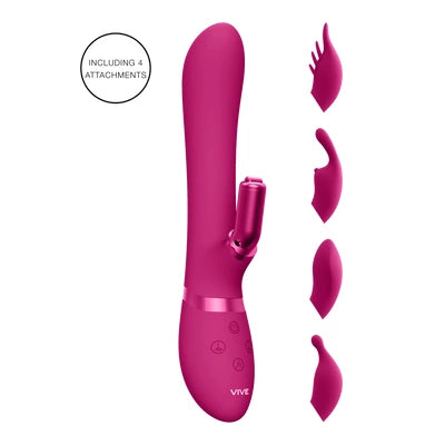 Chou - G-Spot Rabbit  Clitoral Stimulator - Pink