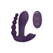 Kata - Pulse Wave  Vibrating Double Penetration Vibrator - Purple